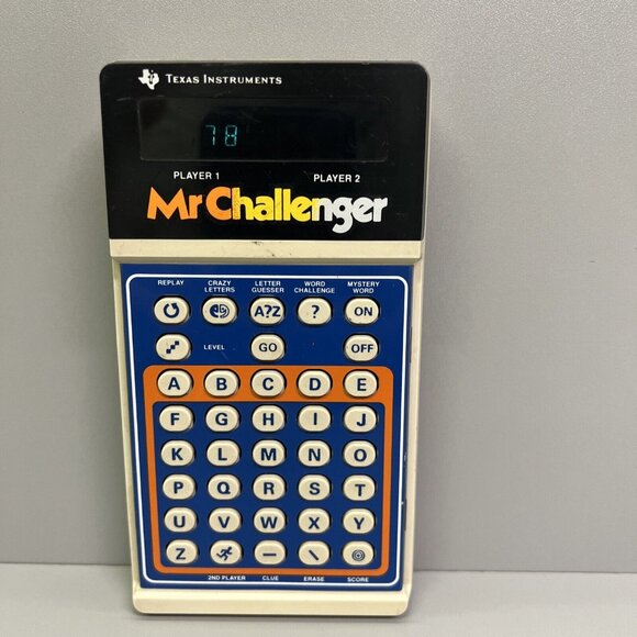 Mr Challenger Texas Instruments Handheld Electronic Game Vintage 1978 *Read* - Picture 4 of 15